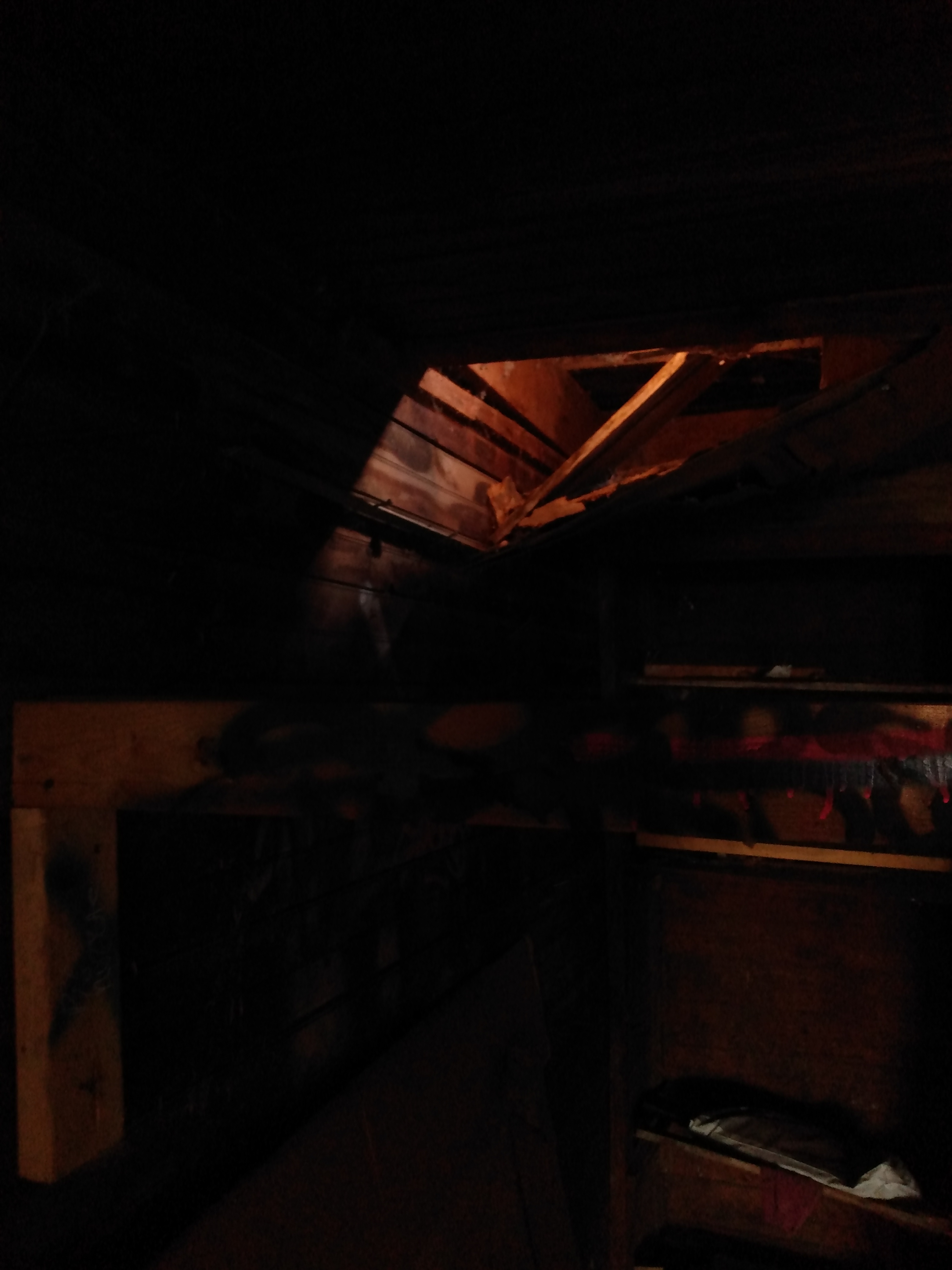 collapsed ceiling